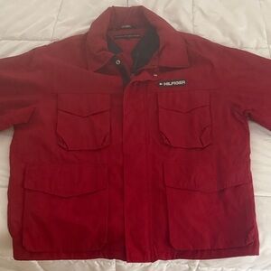 Vintage Tommy Hilfiger Red Military Jacket